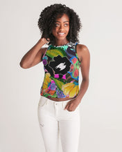 Load image into Gallery viewer, whole LOTTA flowers DOUBLE TAKE Women&#39;s Cropped Tank
