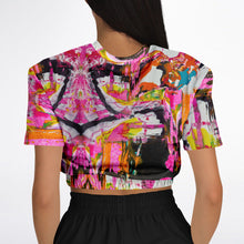 Load image into Gallery viewer, Por Favor Women&#39;s ATHLETIC Crop Top
