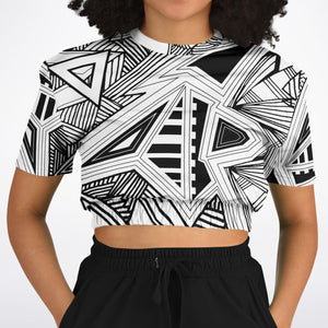 Womens CRAGLINES Athletic Short Sleeve Crop
