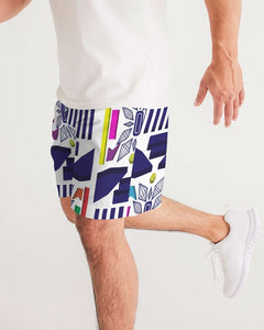 3D Jeweled Flag Men's Jogger Shorts