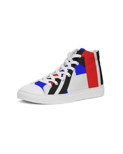 Load image into Gallery viewer, 80s Diamond half Women&#39;s Hightop Canvas Shoe
