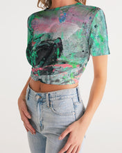 Load image into Gallery viewer, painters table 2 Women&#39;s Twist-Front Cropped Tee
