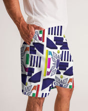 Load image into Gallery viewer, 3D Jeweled Flag Men&#39;s Jogger Shorts
