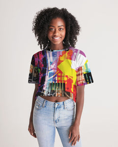 urbanAZTEC Women's Lounge Cropped Tee