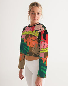 MONSTERA Women's Cropped Sweatshirt