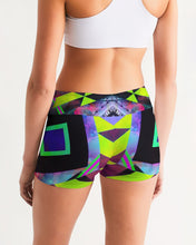 Load image into Gallery viewer, GALAXY GEO URBAN Women&#39;s Mid-Rise Yoga Shorts
