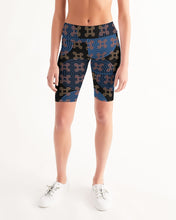 Load image into Gallery viewer, Continuous Peace Women&#39;s Mid-Rise Bike Shorts
