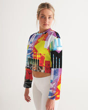 Load image into Gallery viewer, urbanAZTEC Women&#39;s Cropped Sweatshirt
