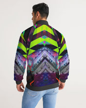 Load image into Gallery viewer, GALAXY GEO URBAN Men&#39;s Stripe-Sleeve Track Jacket
