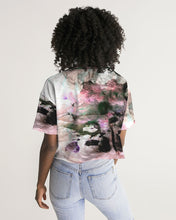 Load image into Gallery viewer, Chalkwater Crush Women&#39;s Lounge Cropped Tee
