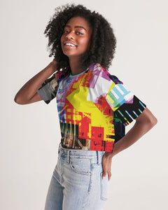 urbanAZTEC Women's Lounge Cropped Tee