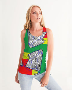 FUNKARA POLYGON CLOTH 1 Women's Tank