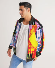 Load image into Gallery viewer, urbanAZTEC Men&#39;s Stripe-Sleeve Track Jacket
