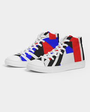 Load image into Gallery viewer, 80s Diamond half Men&#39;s Hightop Canvas Shoe
