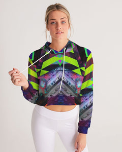 GALAXY GEO URBAN Women's Cropped Hoodie