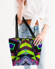 Load image into Gallery viewer, GALAXY GEO URBAN Canvas Zip Tote
