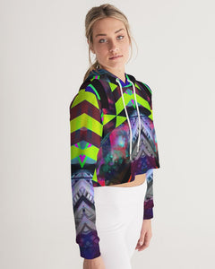 GALAXY GEO URBAN Women's Cropped Hoodie