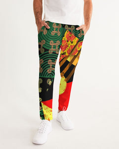 continuospeace1 heritage print Men's Joggers