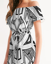 Load image into Gallery viewer, Craglines Shift Women&#39;s Off-Shoulder Dress
