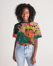 Load image into Gallery viewer, MONSTERA Women&#39;s Lounge Cropped Tee
