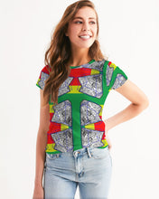 Load image into Gallery viewer, FUNKARA POLYGON CLOTH 1 Women&#39;s Tee
