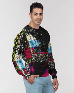 Static Electricity Men's Classic French Terry Crewneck Pullover