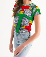 Load image into Gallery viewer, FUNKARA POLYGON CLOTH 1 Women&#39;s Tee
