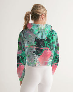 painters table 2 Women's Cropped Hoodie