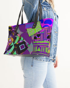 PURPLE-ATED FUNKARA Stylish Tote