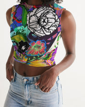 Load image into Gallery viewer, whole LOTTA flowers DOUBLE TAKE Women&#39;s Twist-Front Tank
