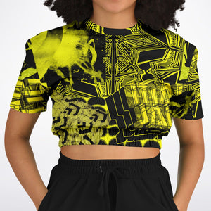 Womens NOMELLOW MANJANO Athletic Short Sleeve Crop