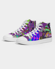 Load image into Gallery viewer, PURPLE-ATED FUNKARA Men&#39;s Hightop Canvas Shoe
