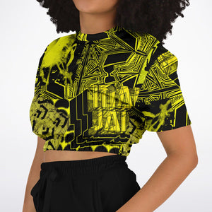 Womens NOMELLOW MANJANO Athletic Short Sleeve Crop