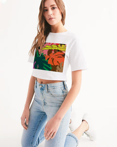 MONSTERA Women's Cropped Tee