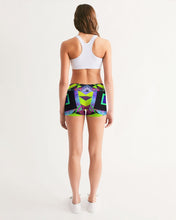 Load image into Gallery viewer, GALAXY GEO URBAN Women&#39;s Mid-Rise Yoga Shorts
