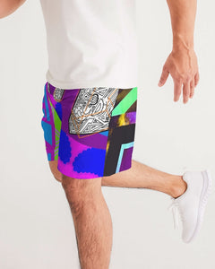 PURPLE-ATED FUNKARA Men's Jogger Shorts