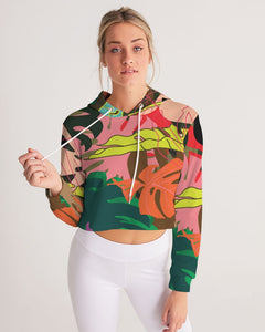 MONSTERA Women's Cropped Hoodie