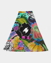 Load image into Gallery viewer, whole LOTTA flowers DOUBLE TAKE Women&#39;s A-Line Midi Skirt
