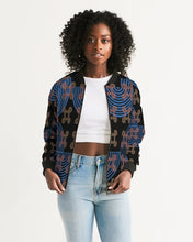 Load image into Gallery viewer, Continuous Peace Women&#39;s Bomber Jacket
