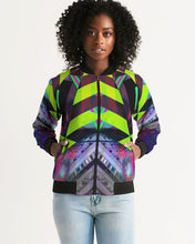 Load image into Gallery viewer, GALAXY GEO URBAN Women&#39;s Bomber Jacket
