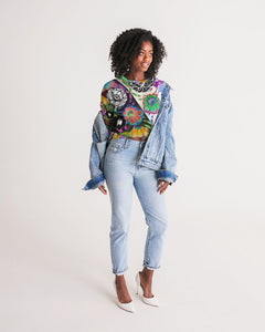 whole LOTTA flowers DOUBLE TAKE Women's Lounge Cropped Tee