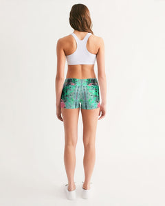 painters table 2 Women's Mid-Rise Yoga Shorts