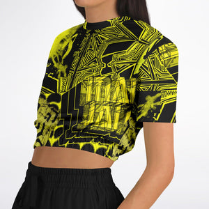 Womens NOMELLOW MANJANO Athletic Short Sleeve Crop