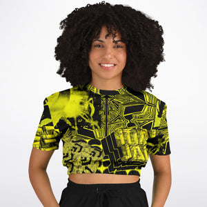 Womens NOMELLOW MANJANO Athletic Short Sleeve Crop