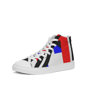 Load image into Gallery viewer, 80s Diamond half Men&#39;s Hightop Canvas Shoe
