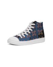 Load image into Gallery viewer, Continuous Peace Men&#39;s Hightop Canvas Shoe
