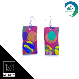 Pool Party Clay Earrings